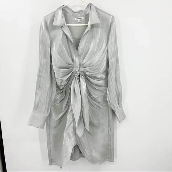 Good American Dresses & Skirts - Good American After Party Silver Dress XL